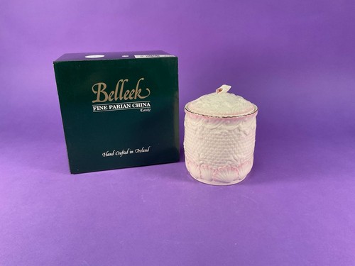 Belleek shell cookie - shell, jar