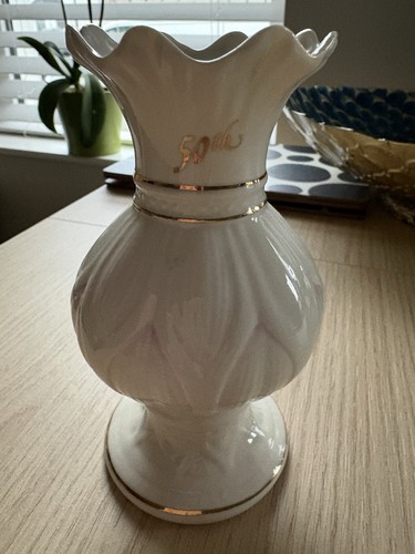 Irish belleek millenium vase - irish,