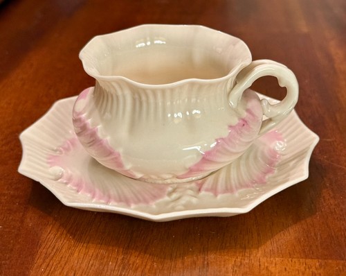 Rare belleek victoria cup - belleek, and