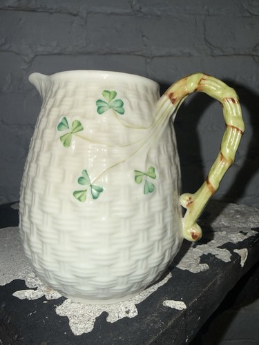 Vintage rare belleek - rare, shamrock