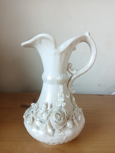 Belleek aberdeen jug 3rd - belleek, jug,