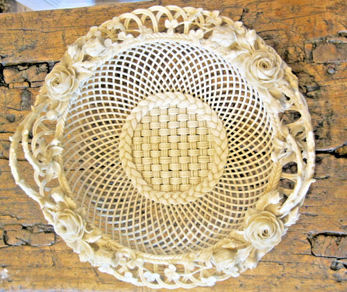 Belleek porcelain oral - porcelain, f;oral