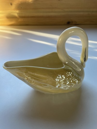 Beleek swan creamer jug - beleek,