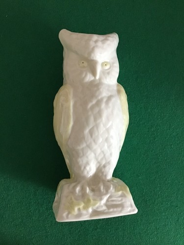 Belleek horned owl - horned, vase
