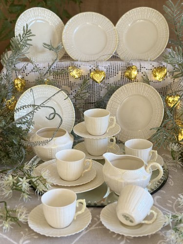 Belleek limpet demitasse cups - belleek,