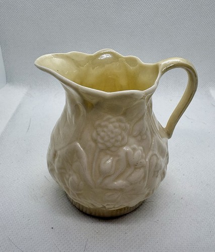 Belleek lotus pattern - lotus, creamer