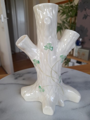 Belleek porcelain tree trunk - belleek,