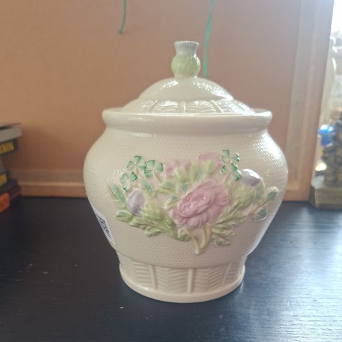 Vtg belleek floral thistle - floral,