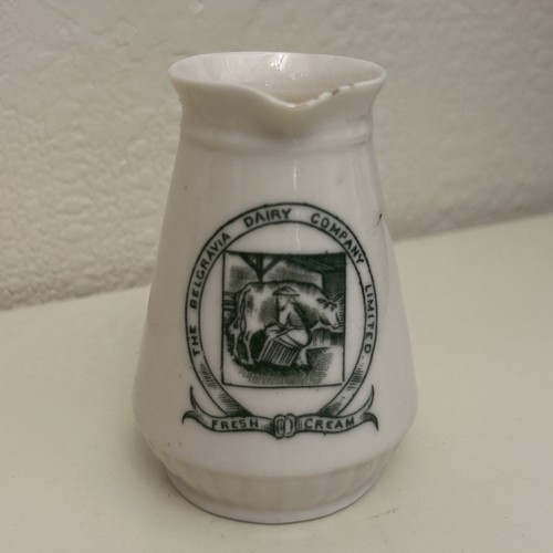 1st period belleek cream jug - belleek,