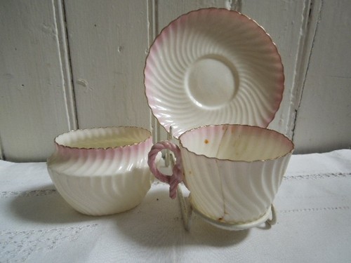 Rare antique belleek - belleek, pink