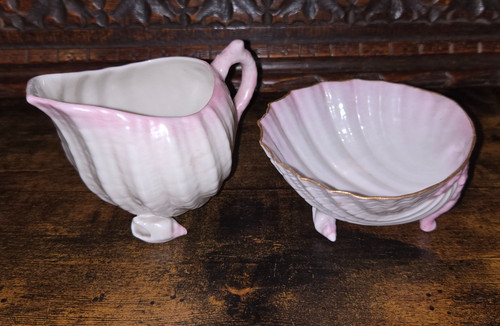 Antique belleek neptune pink - antique,