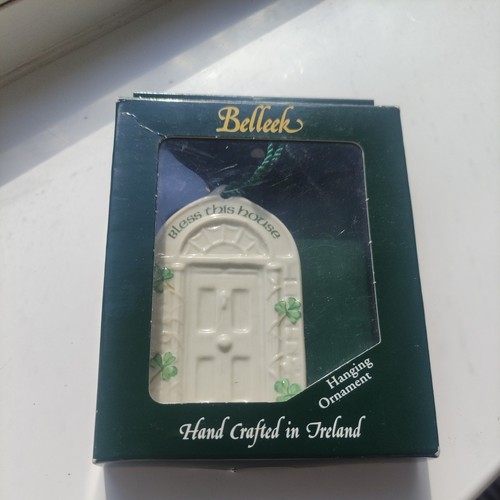 Belleek hanging ornament - hanging,