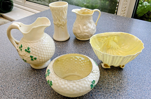 Belleek pottery mixed bundle - belleek,