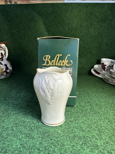 Belleek bud vase porcelain - belleek,