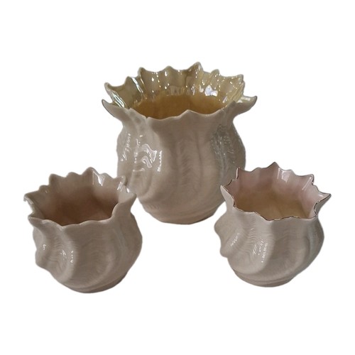 Set vintage belleek cob - 3,