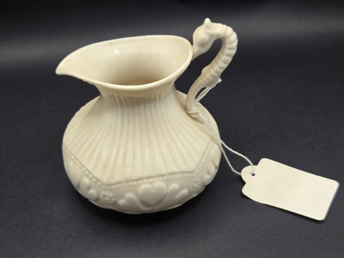 Belleek seahorse handle - seahorse, jug
